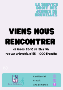 Rencontre le Service Droit des Jeunes, Rencontre le Service Droit des Jeunes et découvre tes droits – Participation gratuite !