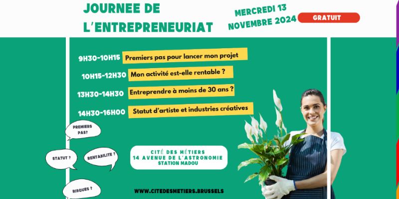 Journée de l'entrepreneuriat, Journée de l&rsquo;entrepreneuriat à la Cité des Métiers